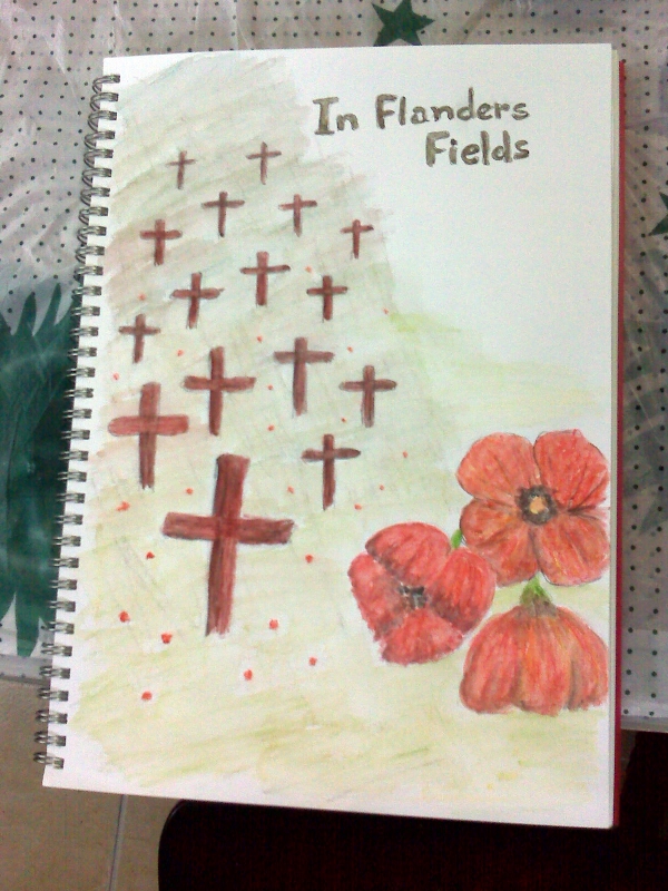 Creation of In Flanders Fields: Step 3